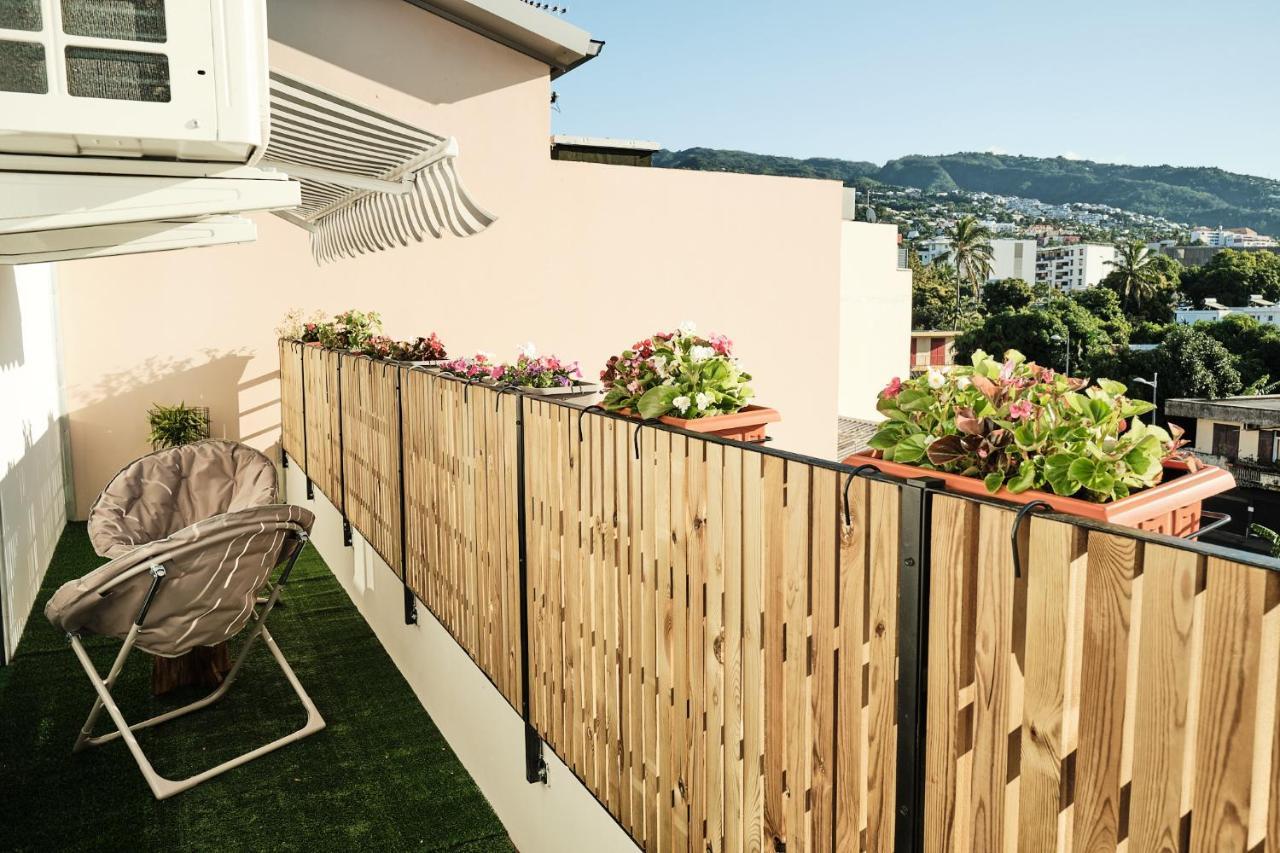 Appart'Eden : Vue Panoramique Sur Saint-Denis Appartement Sainte-Clotilde Buitenkant foto